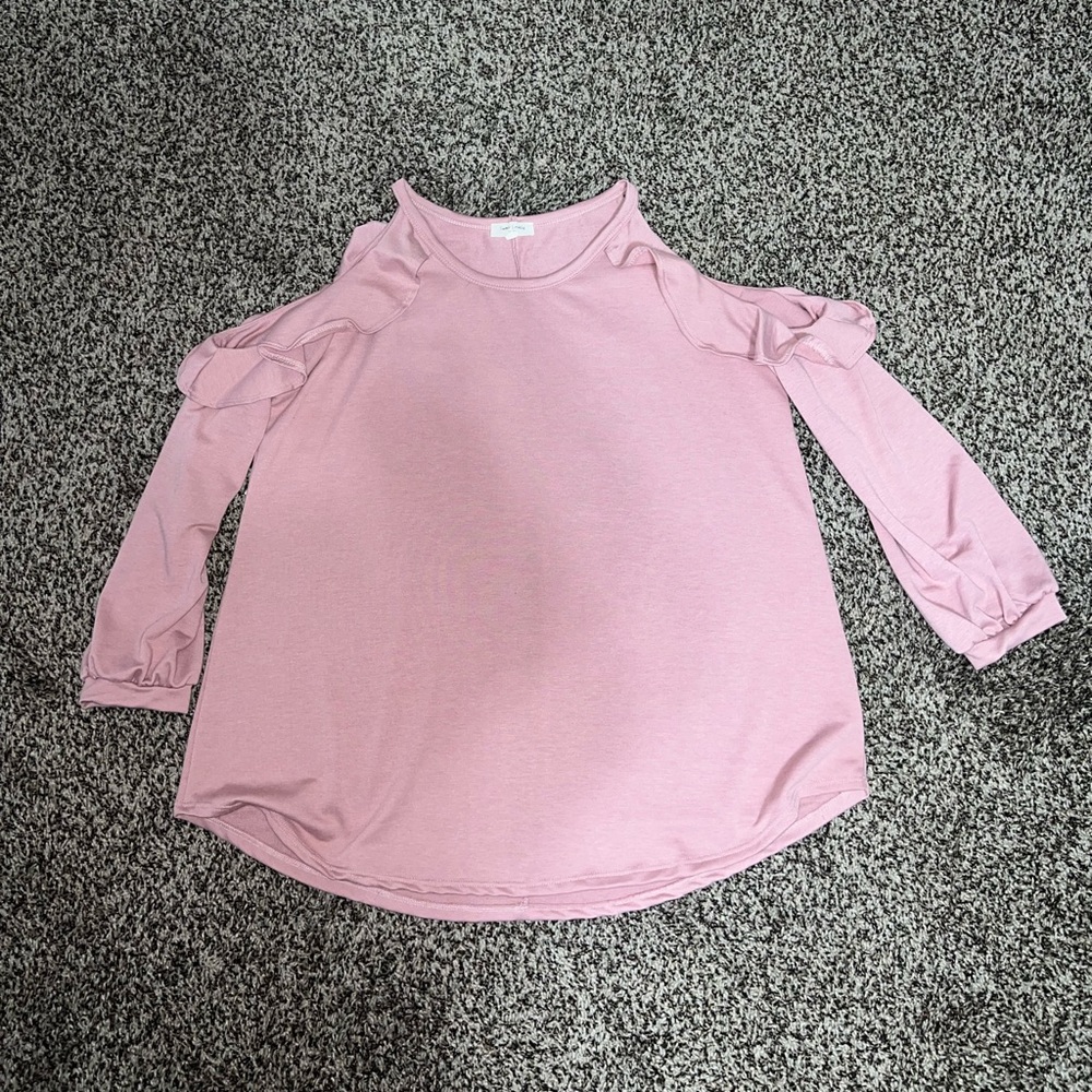 Chic Soul Cold Shoulder Top